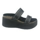 thumbnail image 1 of Sandalia Chalada Mujer Viru-30 Negro Plataforma, 1 of 6