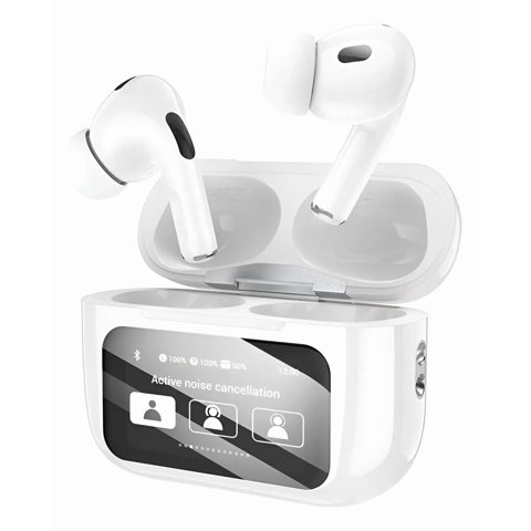 Hoco - Audífonos Anc + Pantalla Led Tws In-Ear Bluetooth