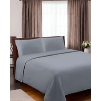 Mylhogar - Sabana Extra Suave Premium De Polar Gris Plaza Y Media