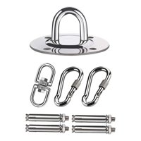 Bothyi - Hamaca Kit Colgante Yoga Gancho Techo Silla Montaje Gimnasio
