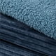 thumbnail image 2 of Cobertor  Reversible Sherpa 2 Plazas Cotelón Azul, 2 of 3