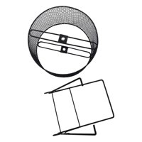 Magideal - Rueda De Ejercicio De Para Hámster De Hierro, Rueda Silenciosa Para Correr Con Conejillo De Indias, Antideslizante Para Ratón Rata Gerbil Con , Los 21X15X23Cm