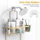 thumbnail image 2 of Organizador de baño colgante Shower Caddy AKTECKE, dorado, 2 of 6