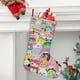 thumbnail image 2 of Squishmallow Tema: Calcetines de Navidad, fino lino blanco para colgar en escaleras y chimenea, decoración navideña para el hogar, regalo de Navidad. 54cm × 38cm, 2 of 5