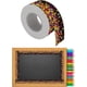 thumbnail image 2 of Bordes para tablones de anuncios, tableros de anuncios decorados con colores brillantes, corte enrollado elegante, bordes de confeti para pizarra, pizarra negra, 2 of 7