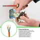 thumbnail image 3 of Cable Cordón Eléctrico Sil Flexibl 3x1,50mm2 50m Naranja Sec, 3 of 7