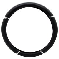 Route Cinco - Cubre Volante Auto Universal Negras Y Plateadas