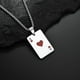 thumbnail image 2 of Stylish Hip-hop Spades Poker Playing Card Chain Necklace - Perfect for Showing Your Love of the Game, 2 of 5