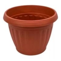 Genérico - Macetero Redondo Plastico Para Las Plantas Pack 3 Unidades Jardineras De 15 Cm