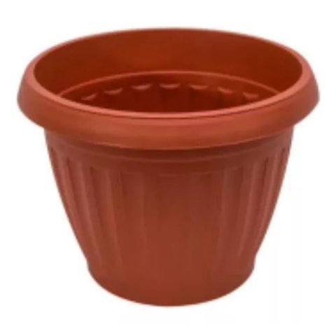 Genérico - Macetero Redondo Plastico Para Las Plantas Pack 3 Unidades Jardineras De 15 Cm