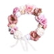 thumbnail image 3 of Guirnalda De Rosas, Guirnalda Floral Falsa Para Tocado De Boda, Puerta Delantera De Granja, Café, 3 of 5