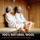 thumbnail image 2 of Gorro de sauna SAUNOM Premium, ultrasuave, 100% lana natural, 2 of 5