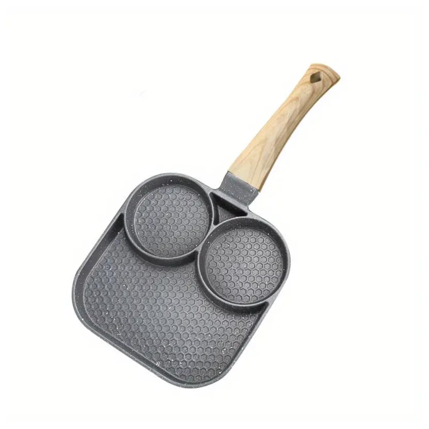 Genérico - Sarten Antiadherente 3 Secciones Multiusos Negro 45x45x15cm