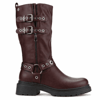 Botin Burdeo Mujer Casual Chalada Bika