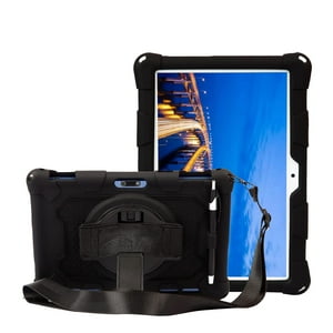 Funda Hminsen Para Tablet Pritom M10 De 10 Pulgadas Con Soporte, Color Negro