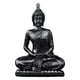 thumbnail image 2 of Estatua De Buda Sentado, Figura Coleccionable De Resina, Para Escritorio, Oficina O Sala De Estar, Color Negro., 2 of 5