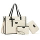 thumbnail image 1 of Bolsa de lona Keyli para ordenador portátil para mujer de 15,6 pulgadas, color blanco, 1 of 3