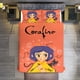 thumbnail image 2 of Orange Coraline Comforter Set Soft 3 Pcs Twin Bedding Sets Thicken for All Season, 2 of 5
