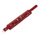 thumbnail image 3 of Pulsera de cuero ajustable punk brazalete ancho para los hombres, mujeres, rojo, 3 of 5