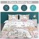 thumbnail image 2 of Cute Cinnamoroll Cartoon Character Duvet Cover Set Bedding Set 3D Cartoon Printed Comfortable And Soft Bed Set Room Decor for Bedroom, 2 of 5