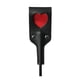 thumbnail image 2 of Fusta De Eco-Cuero Doble Con Recorte De Corazón, 2 of 3