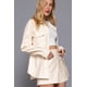 thumbnail image 2 of Chaqueta Shacket Saronite Cuero Sintético Blanco Mujer, 2 of 5
