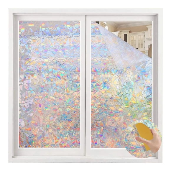 Film Privacidad Vidrio Vinilo Cocina Decora Ventanas Vitral 30cm*3mts