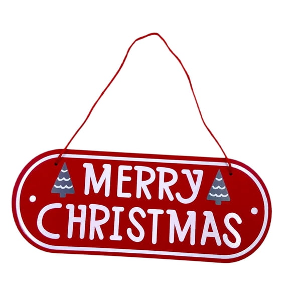 Feliz Navidad, Letrero De Madera Para Puerta, Decoración Navideña Para Puerta Delantera, Estilo Interior A