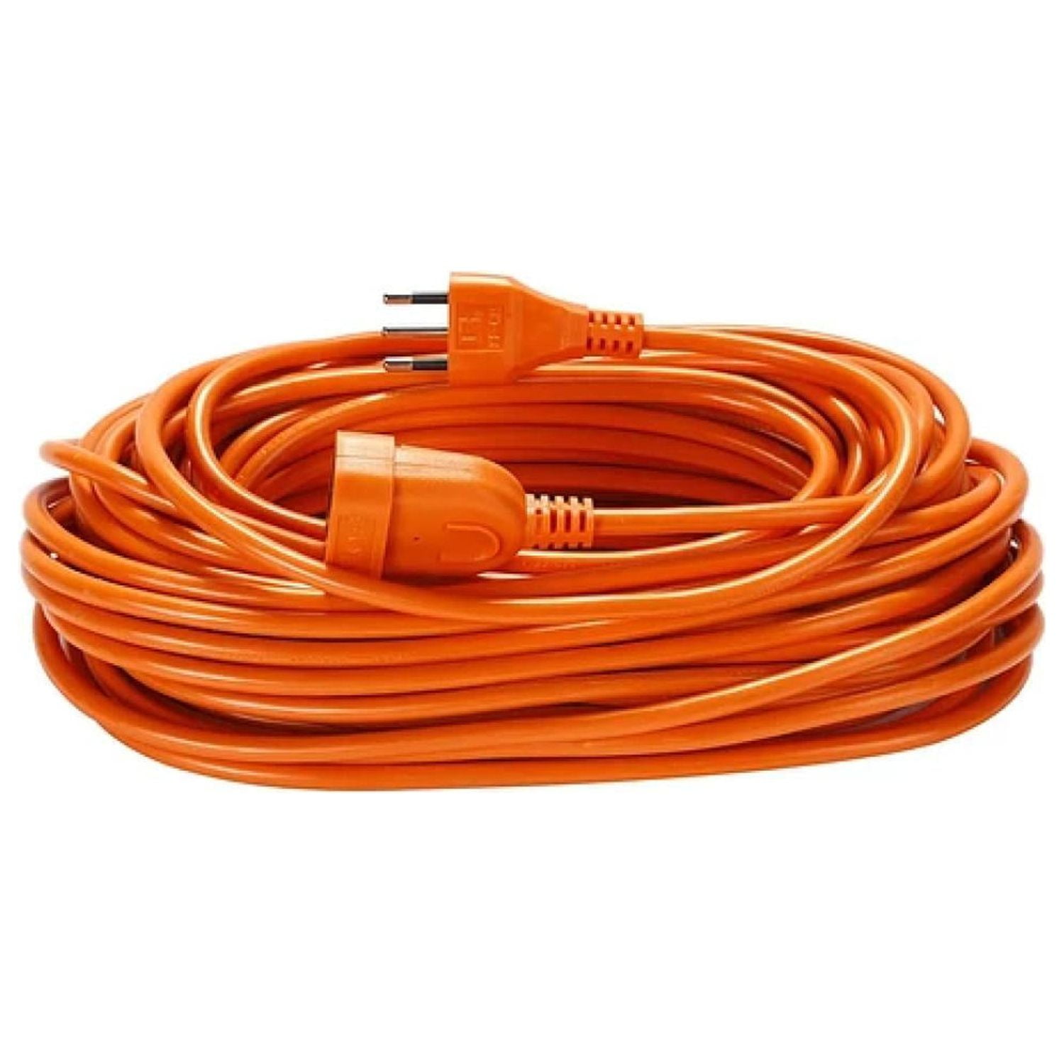 Macrotel - Alargador Extension De Corriente 20mts 10a Naranja