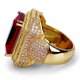 thumbnail image 3 of Anillos de Compromiso Brillantes Punky Rapero de Lujo a la Moda para Hombre Brillantes con Iced out Hip Hop Zirconia Cúbica Anillos para Hombre, 3 of 9
