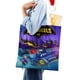 thumbnail image 4 of Batwheels Bolso de tela con estampado de lienzo para mujer, bolsa de compras reutilizable y estética, con cremallera interior, regalo para mujer,40*40cm., 4 of 6