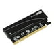 thumbnail image 1 of Adaptador NVMe M.2 NGFF SSD A PCIE 3.0 X16 Tarjeta De Expansión Y Disipador De Calor Negro, 1 of 5