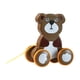 thumbnail image 5 of Juguete para empujar y tirar de animales, juguete para tirar, juguete educativo, juguete divertido para bebé, juguete para caminar para niños pequeños Oso, 5 of 5
