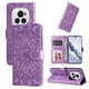 thumbnail image 1 of Funda tipo cartera FOXDOCK para Honor Magic 6 Pro , diseño girasol en relieve, cuero PU, cierre magnético, soporte y tarjetero, 1 of 5