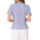 thumbnail image 3 of INSPIRE CHIC Elegante Blusa Brillante para Mujeres con Tops de Piedras de Estrás para Cócteles y Fiestas M Púrpura Claro, 3 of 5