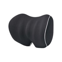 Ioensy - Almohada Para El Cuello Reposacabezas Espuma Viscoelástica Para Asientos De Conducción Hogar Y Oficina Coches Negro