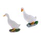thumbnail image 2 of 2 unids jardín regalo granja resina animal ornamento estanque agua permanente pato blanco, 2 of 5