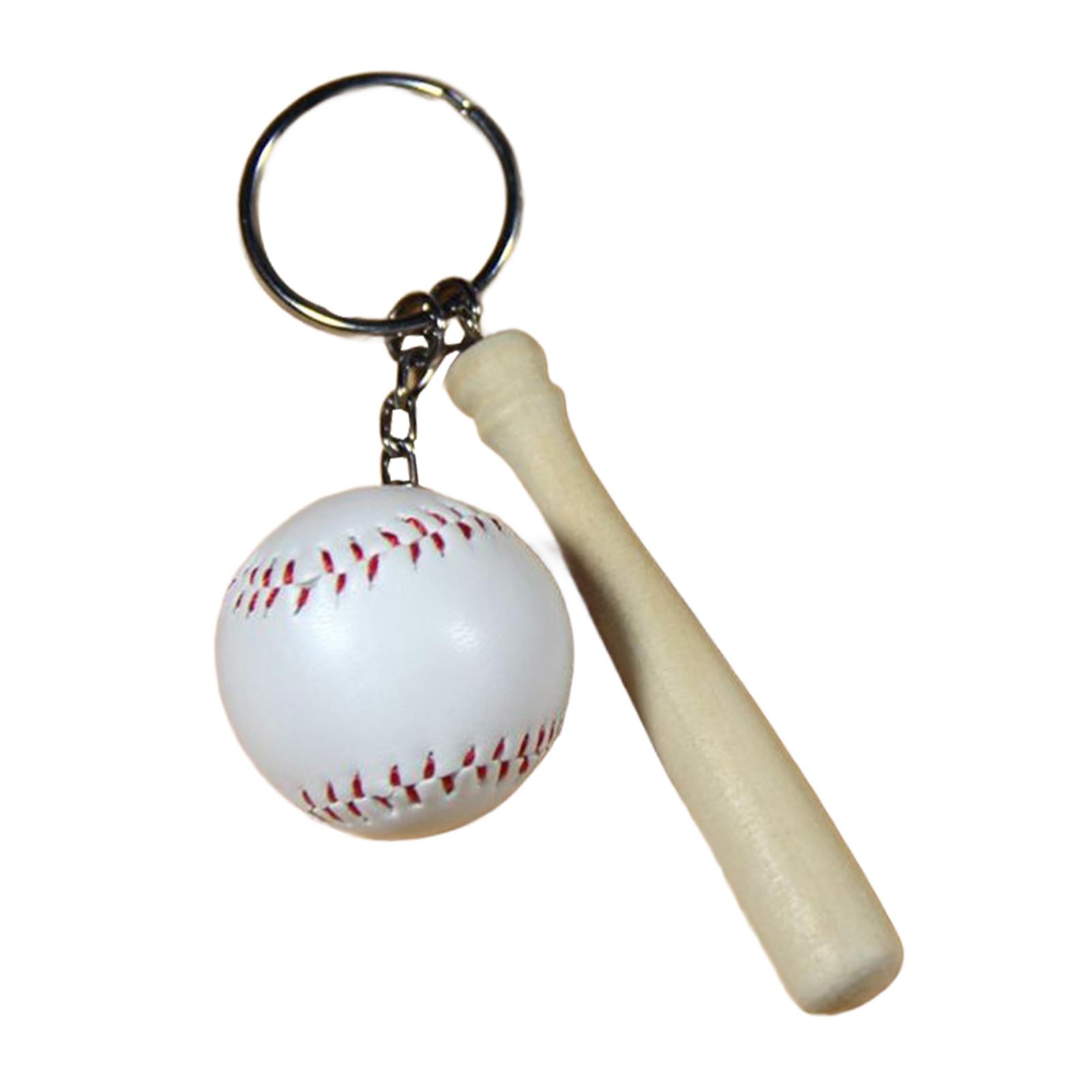 Magideal - Llavero Decorativo De La Bola De Los Deportes 3D, Llavero Formado Béisbol Para La Mochila De Los Hombres De Las Mujeres De De La Familia L