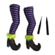 thumbnail image 3 of 2 Patas De Bruja De Halloween Con Estacas Para Jardín, Patio Y Exterior, Color Morado, 3 of 5