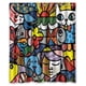 thumbnail image 1 of Cortina de ducha con diseño de grafiti de Romero Britto, juego de cortinas de baño con ganchos, tamaño 60 x 72 pulgadas, 1 of 3