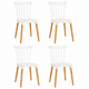 thumbnail image 1 of Pack 4 Sillas Windsor para Comedor o Terraza Blancas, 1 of 5