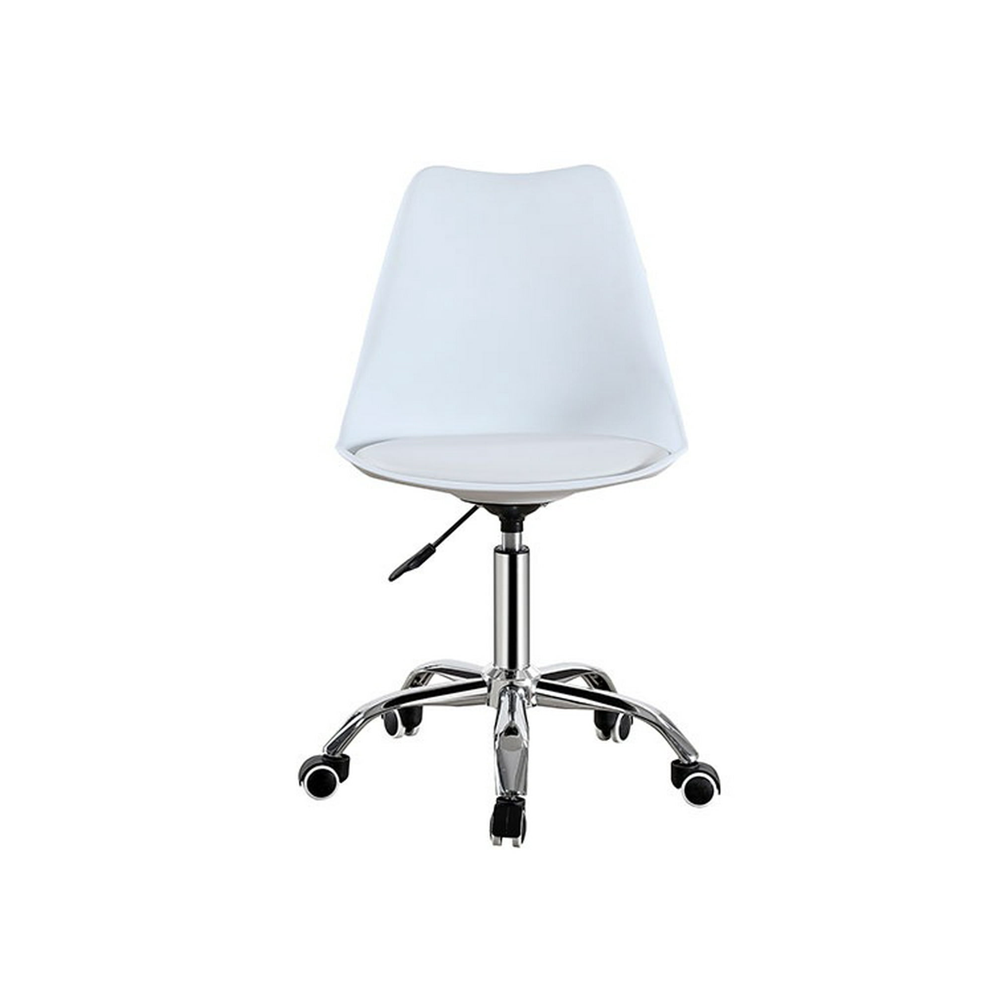 Habita2 Chile - Silla Pc De Escritorio Tulip Acolchada - Blanco
