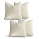 thumbnail image 3 of Set De 4 Fundas De Cojines Diseño De Maiz 45cm X 45 Cm Blanco, 3 of 4