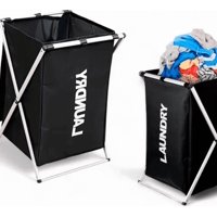 Genérico - Canasto Ropa Sucia Tela Plegable Práctico