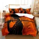 thumbnail image 2 of 2024 Samurai Champloo Bedding Set Single Twin Full Queen King Size Aldult Duvetcover 3D Anime Bed Sheet Set for Boys Bedroom, 2 of 5