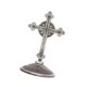 thumbnail image 3 of Estatuilla Cruzada De Pie, Estatua Cruzada De Aleación De Zinc Para Repisas, Escritorio, Sala De Estar, Plata, 3 of 5