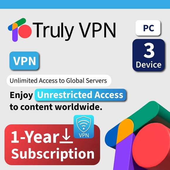 VPN Truly Office 1 año, 3 dispositivos, ilimitado