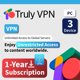 thumbnail image 1 of VPN Truly Office 1 año, 3 dispositivos, ilimitado, 1 of 9