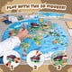 thumbnail image 4 of Rompecabezas de piso BONNYCO 58 cm 70 piezas Mapa del mundo + tarjetas, 4 of 9