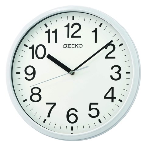 Reloj De Pared Seiko Business 30 Cm Blanco Redondo